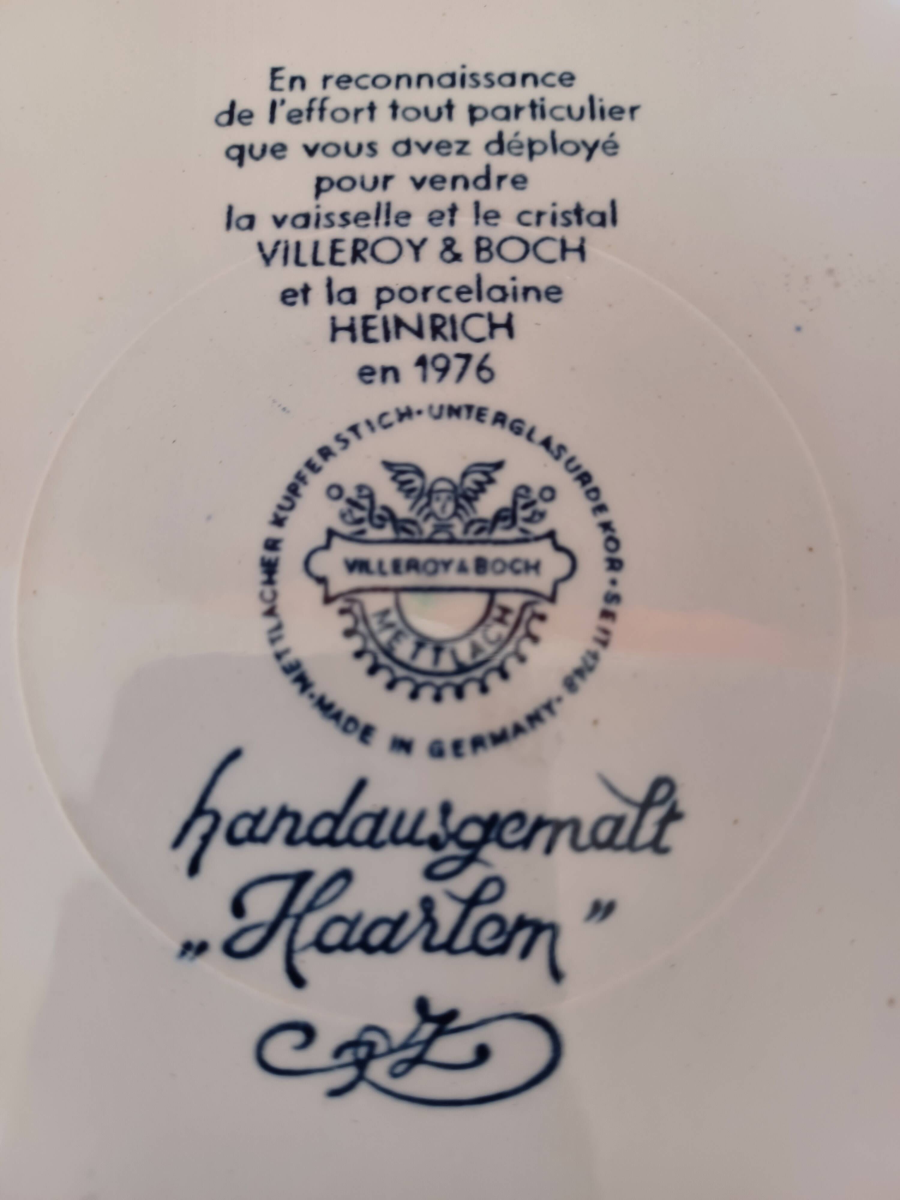 Villeroy and boch porcelain plate