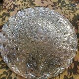 Grand  plat cristal ancien