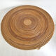 Table d'appoint en rotin vintage 1960