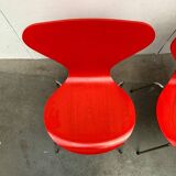 Model 3107 chairs by Arne Jacobsen for Fritz Hansen, Denmark, 1997, Set of 4