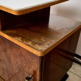 Set of Two Art Déco nightstands, by Jindřich Halabala, 1940s Czechoslovakia