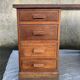 Bureau de notaire, meuble de métier, bois, vintage, début XXème.