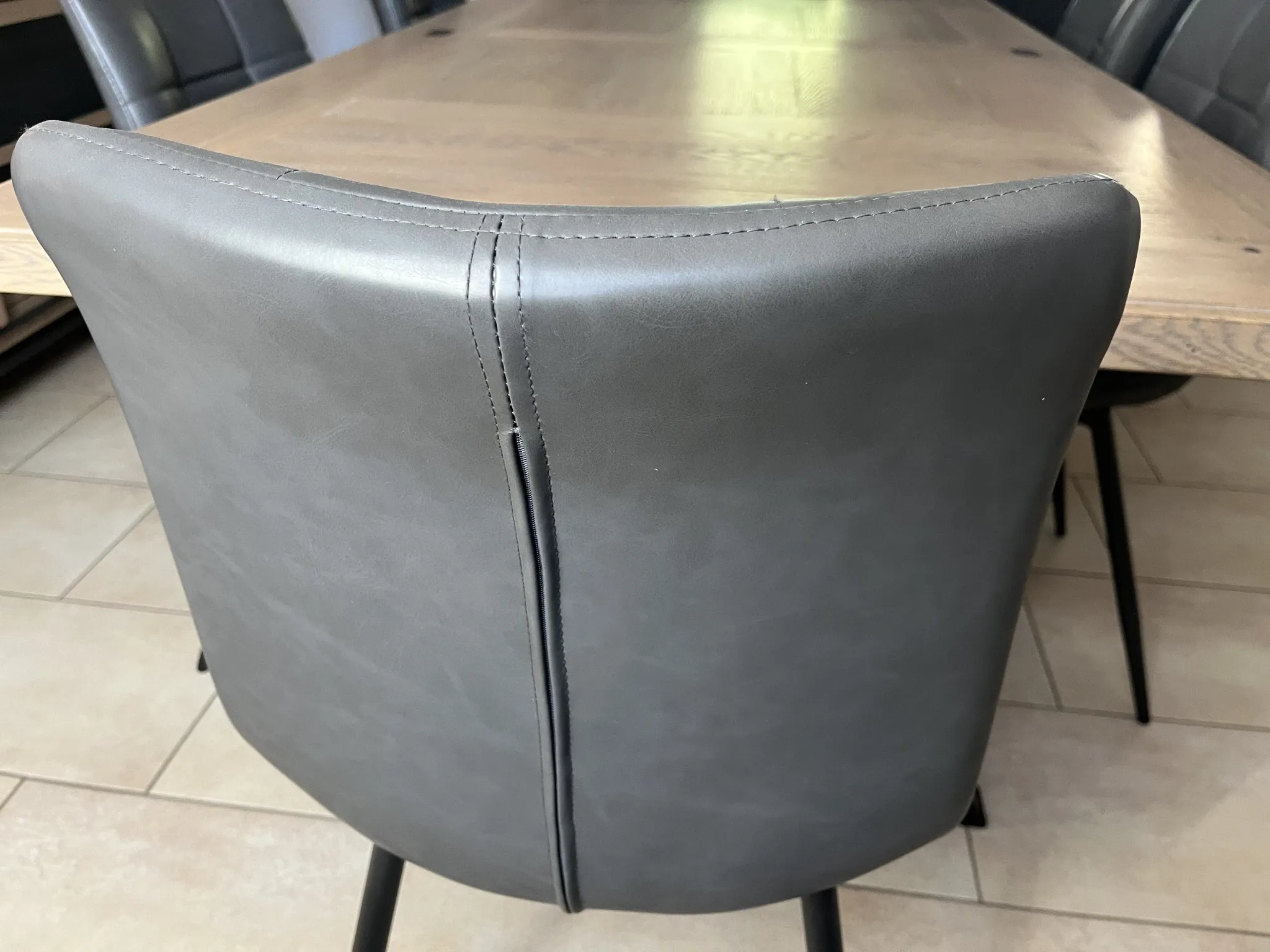 Dining table and chairs