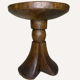 African "jima" wabi sabi tripod stool, ethiopia, 1940s-1950s