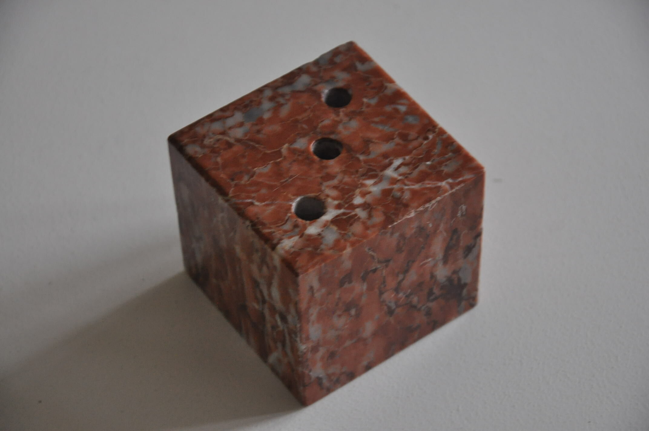 Paper press holder marble pencils
