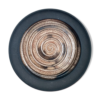 Plat en grès scandinave Lehmann Denmark 1970