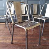 6 Tolix bistro chairs