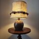 Pyrite stone lamp by Guy Baudat from the 1970s.