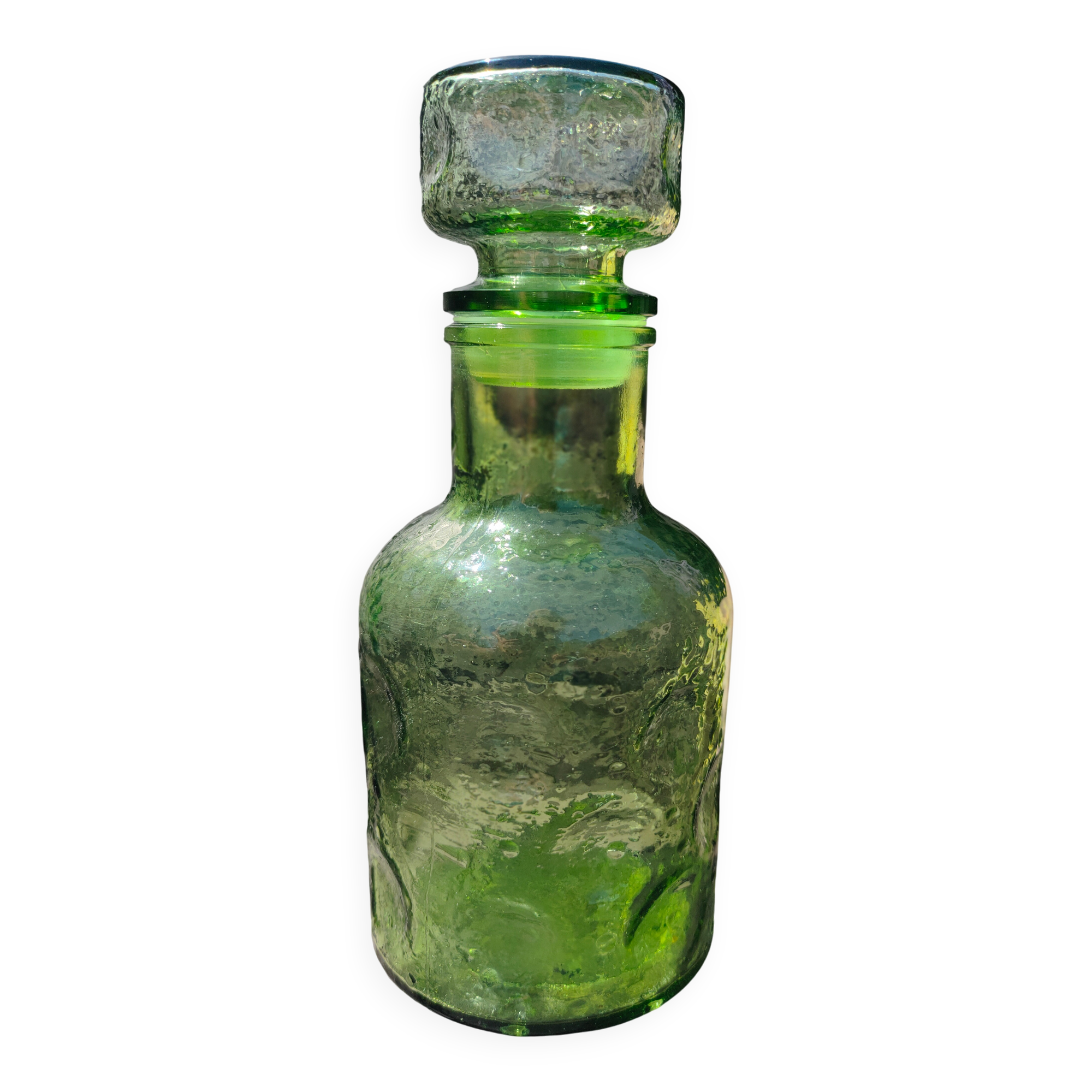 Bouteille en verre vintage