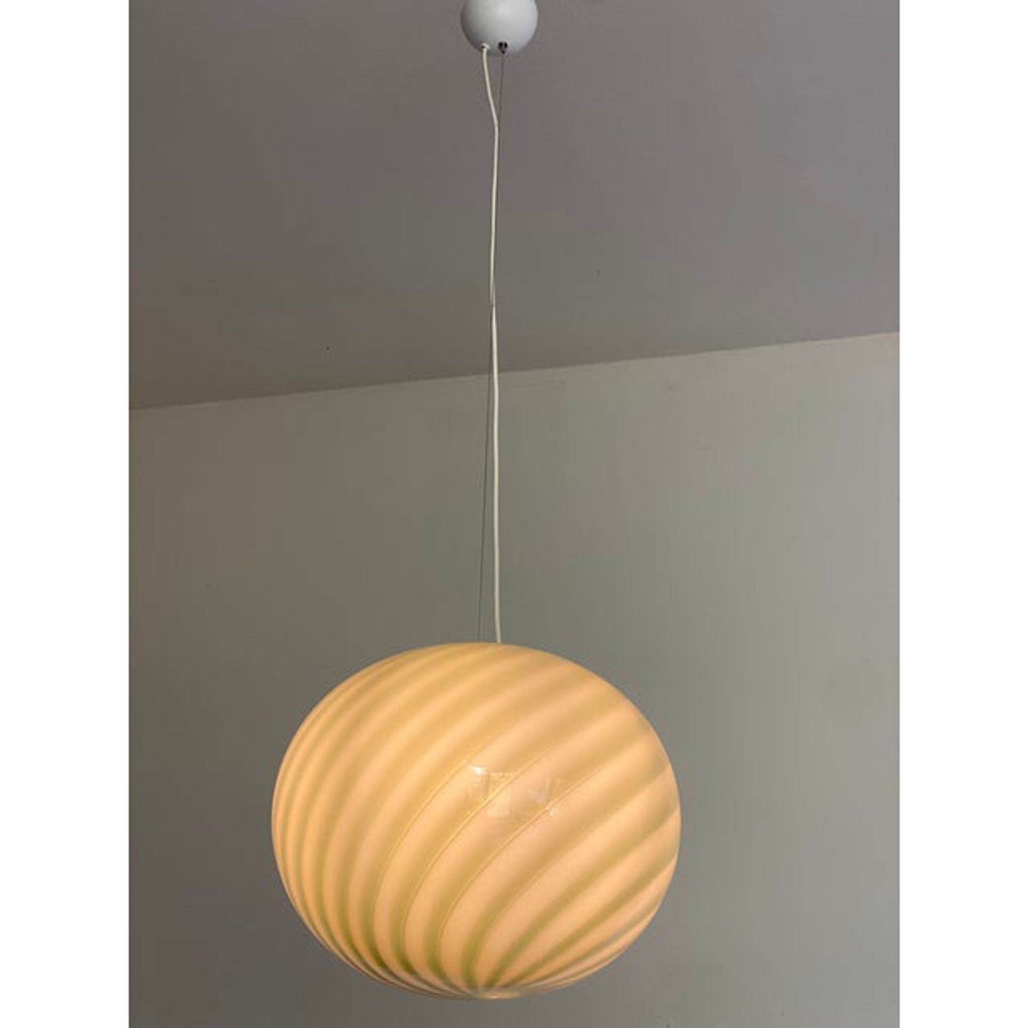 Suspension en verre de murano