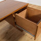 Mid-Century Teak Freestanding Desk by Torben Valeur & Henning Jensen for Dyrlund, Denmark, 1960s