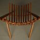 Vintage Dutch Slatted Lounge Chair in Beech, 1950s