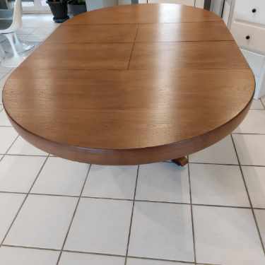 Vintage extendable table Baumann 1970s