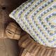 Vintage crochet cushion