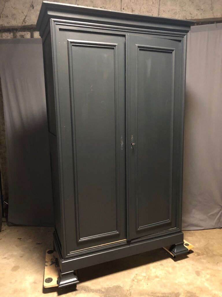 Black grey classic wardrobe