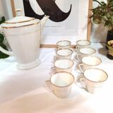Service à café porcelaine Art déco
