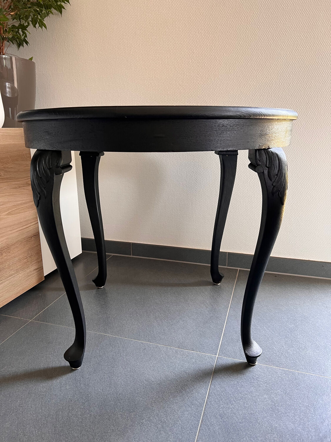 Table d’appoint marqueterie