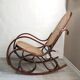 Rocking chair caning