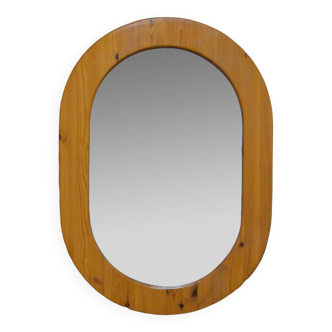 80s pine mirror