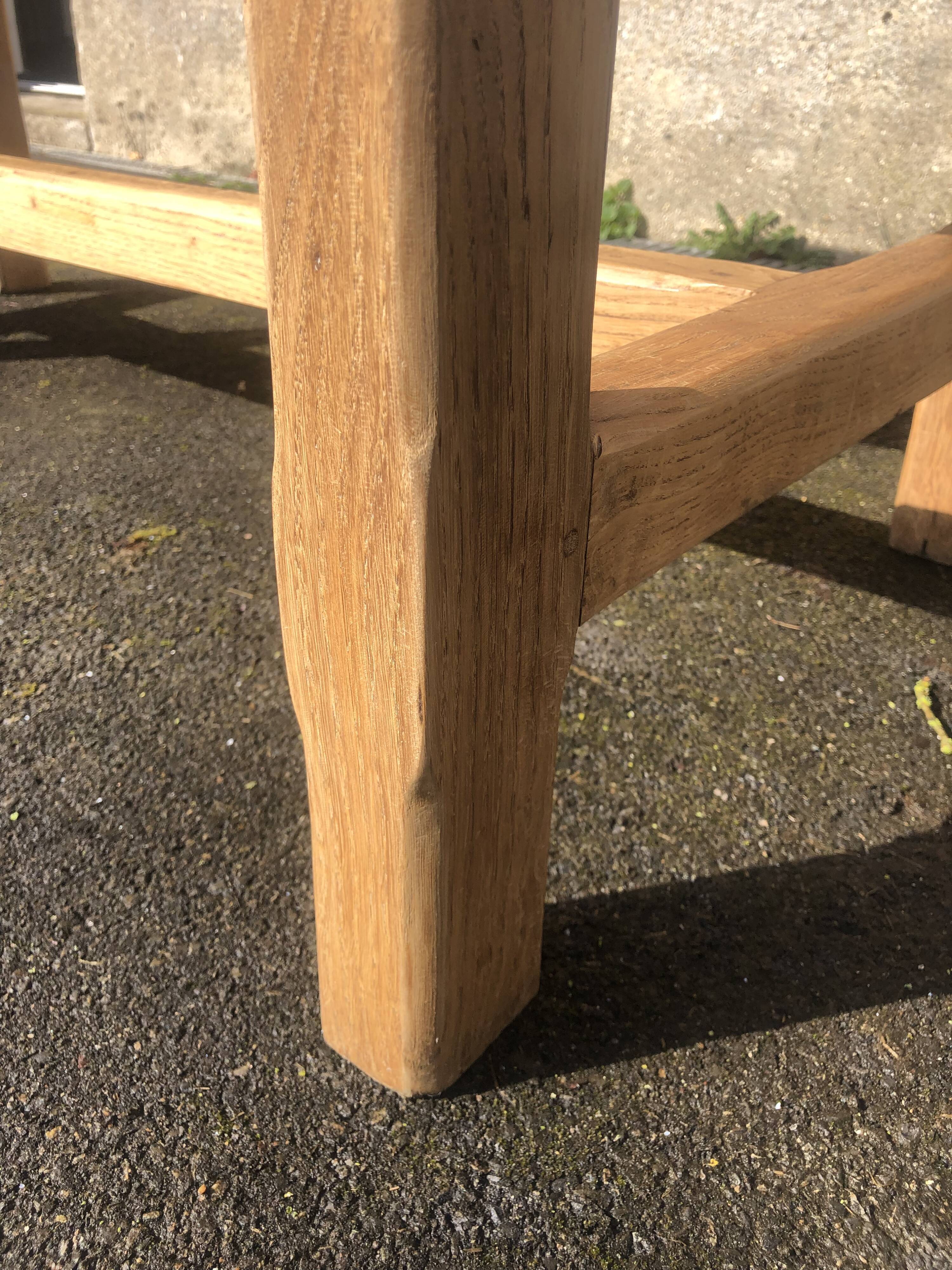 Old oak farmhouse table