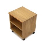 Wooden bedside tables, 1970s, set of 2