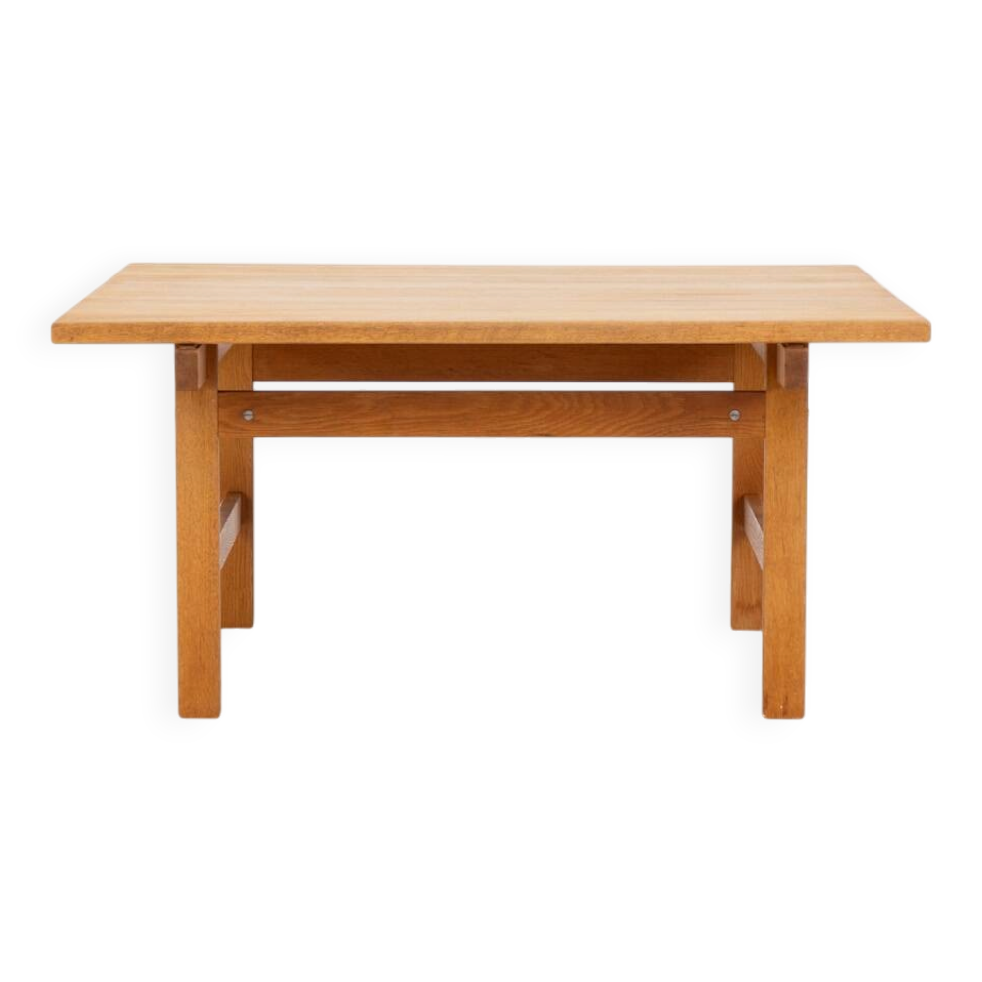 Table basse en chêne par Hans J. Wegner pour Andreas Tuck