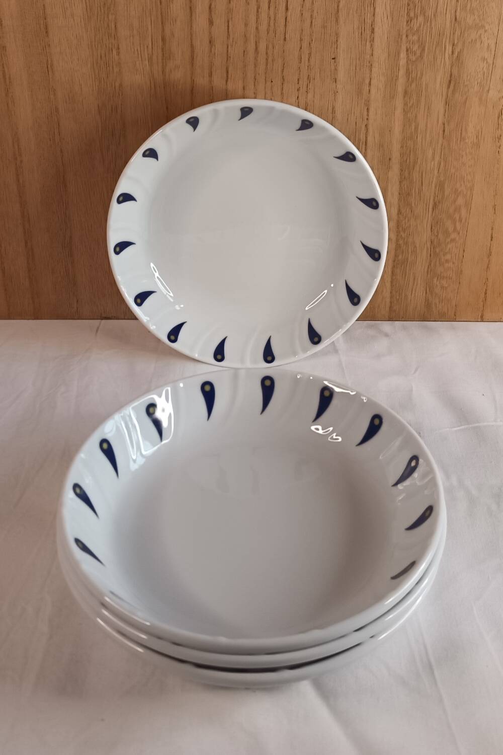 Jean Picart le Doux soup plates for Air France