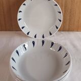 Jean Picart le Doux soup plates for Air France