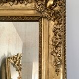 Miroir doré Restauration, Charles X 110x90