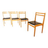 Ensemble de 4 chaises de salle à manger vintage - Branko Ursic STOL Kamnik - Scandinave