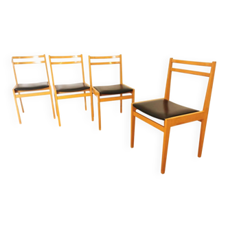 Set of 4 Vintage Dining Chairs - Branko Ursic STOL Kamnik - Scandinavian