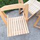 Set of 4 folding chairs by Aldo Jacober, 1970s/80s.