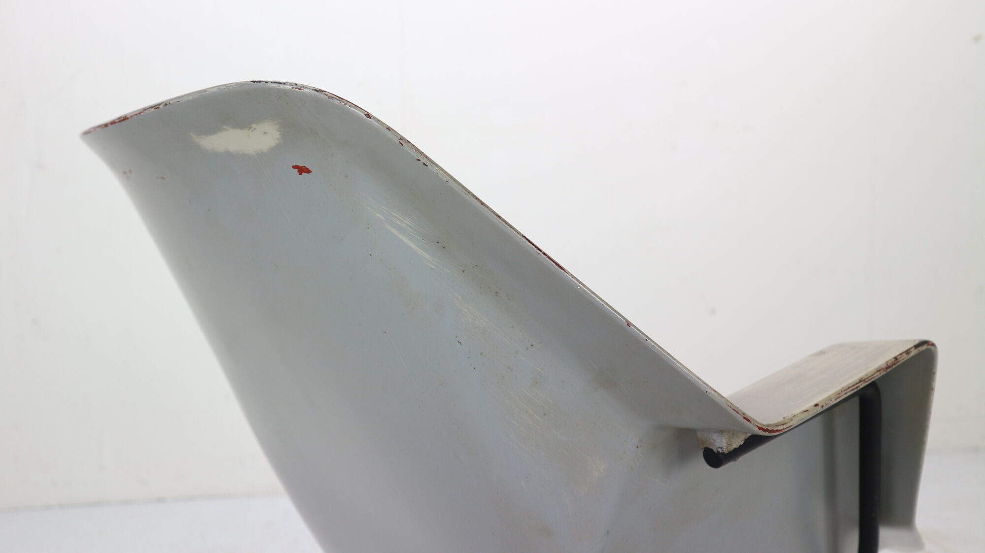 416 fiberglass shell armhair by Wim Rietveld & Andre Cordemeyer for Gispen, 1950