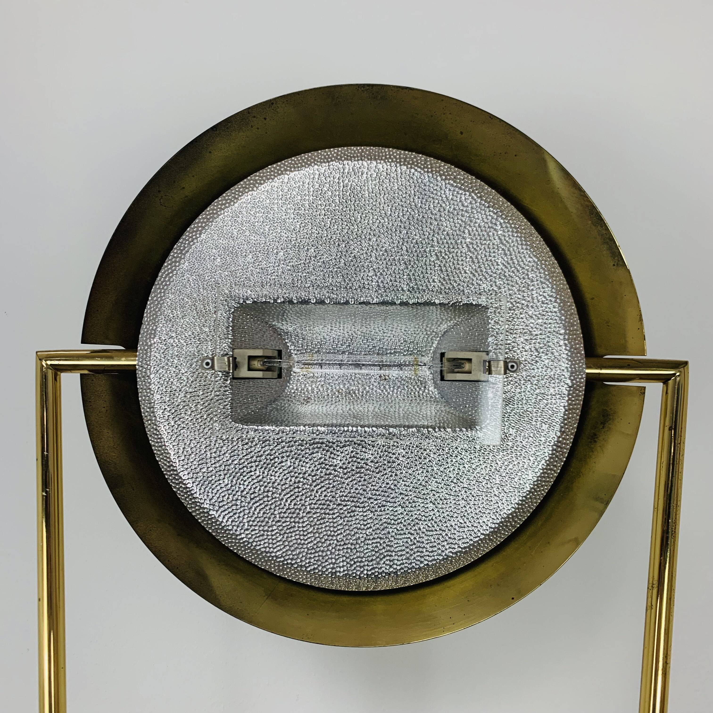 Victory Floor Lamp by Studio Artoff, Gold Brass, 1980s