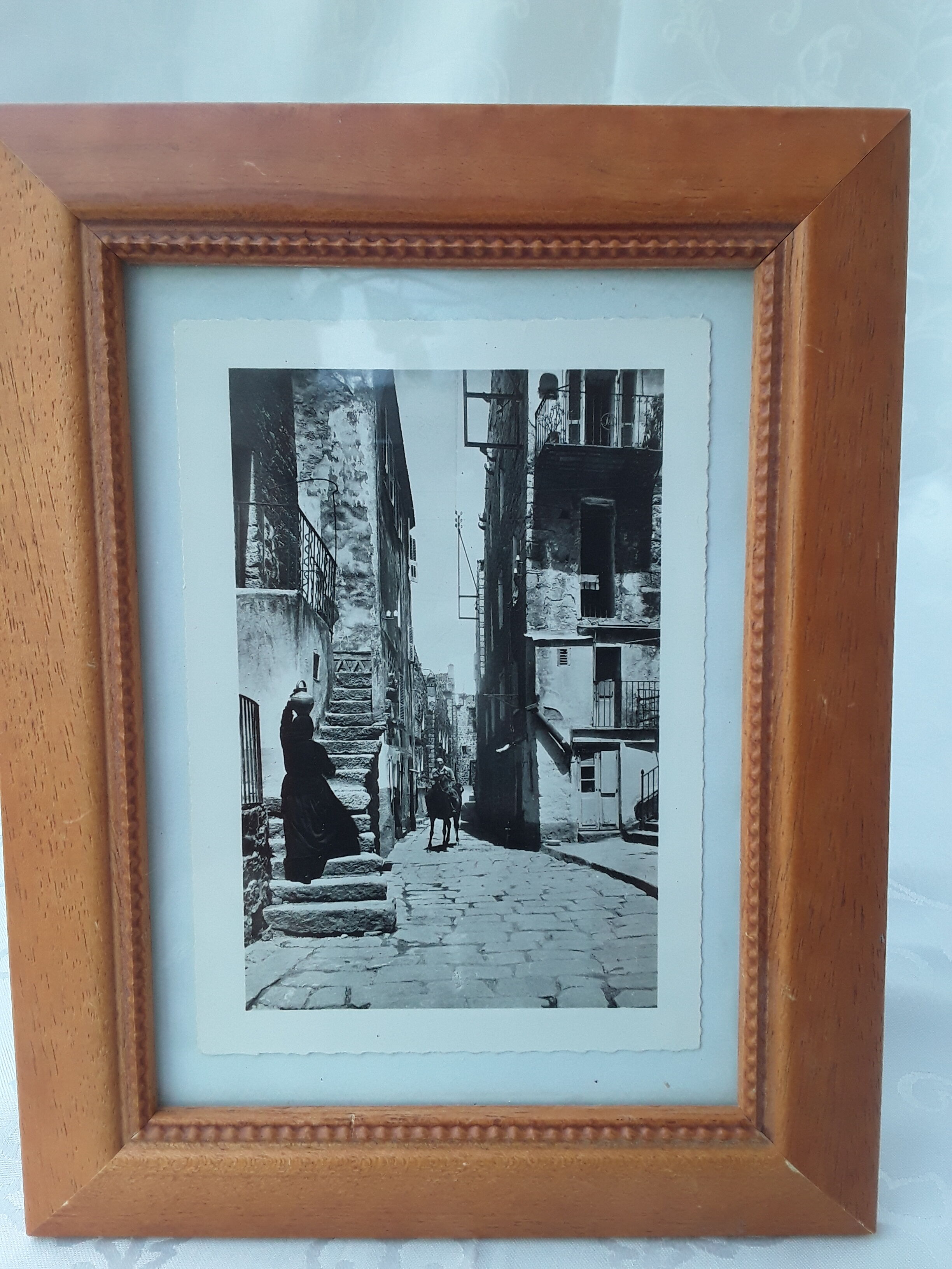 Photo frame postcard Corsica