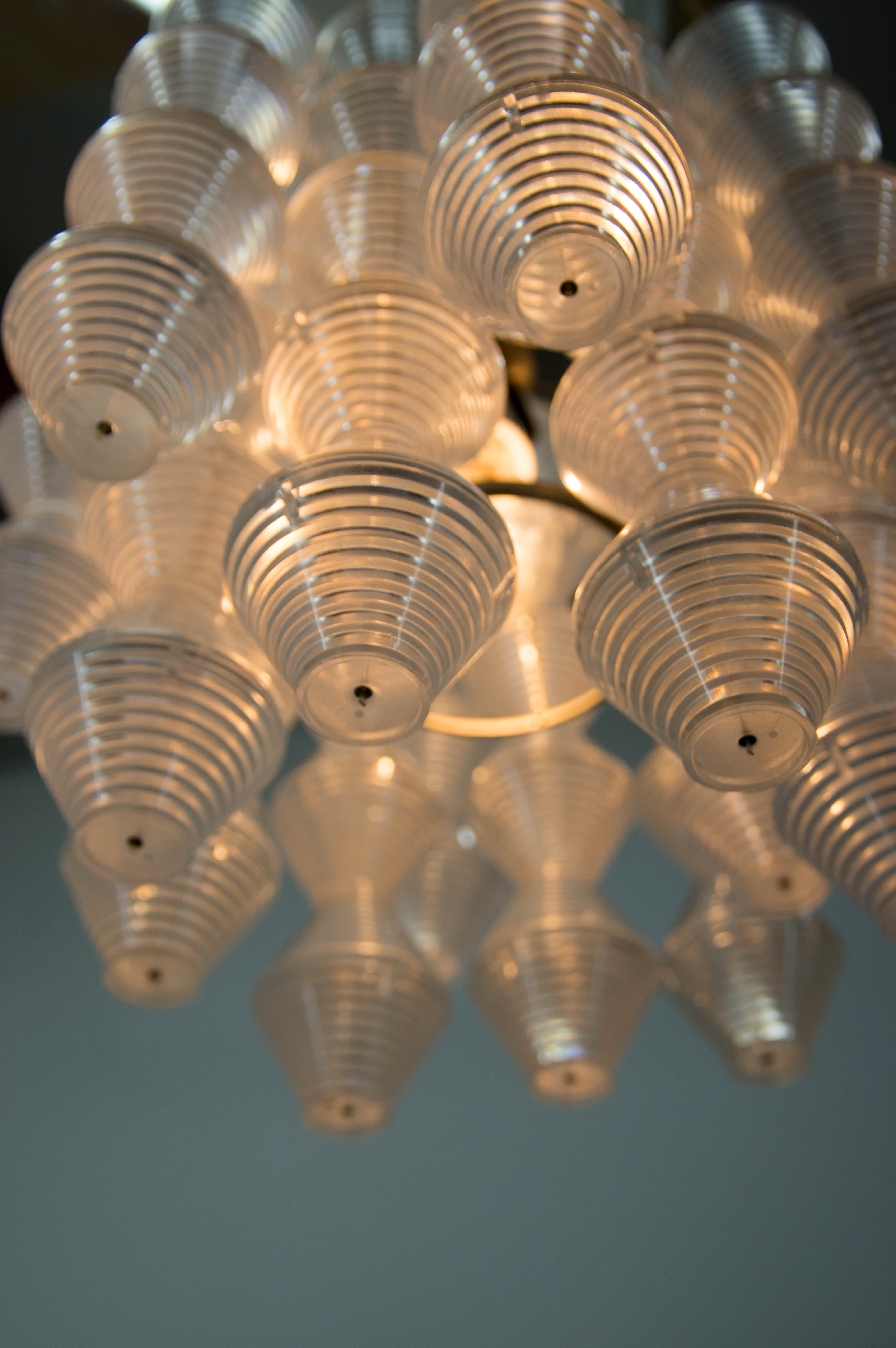 Space Age Chandelier by Napako, 1970s