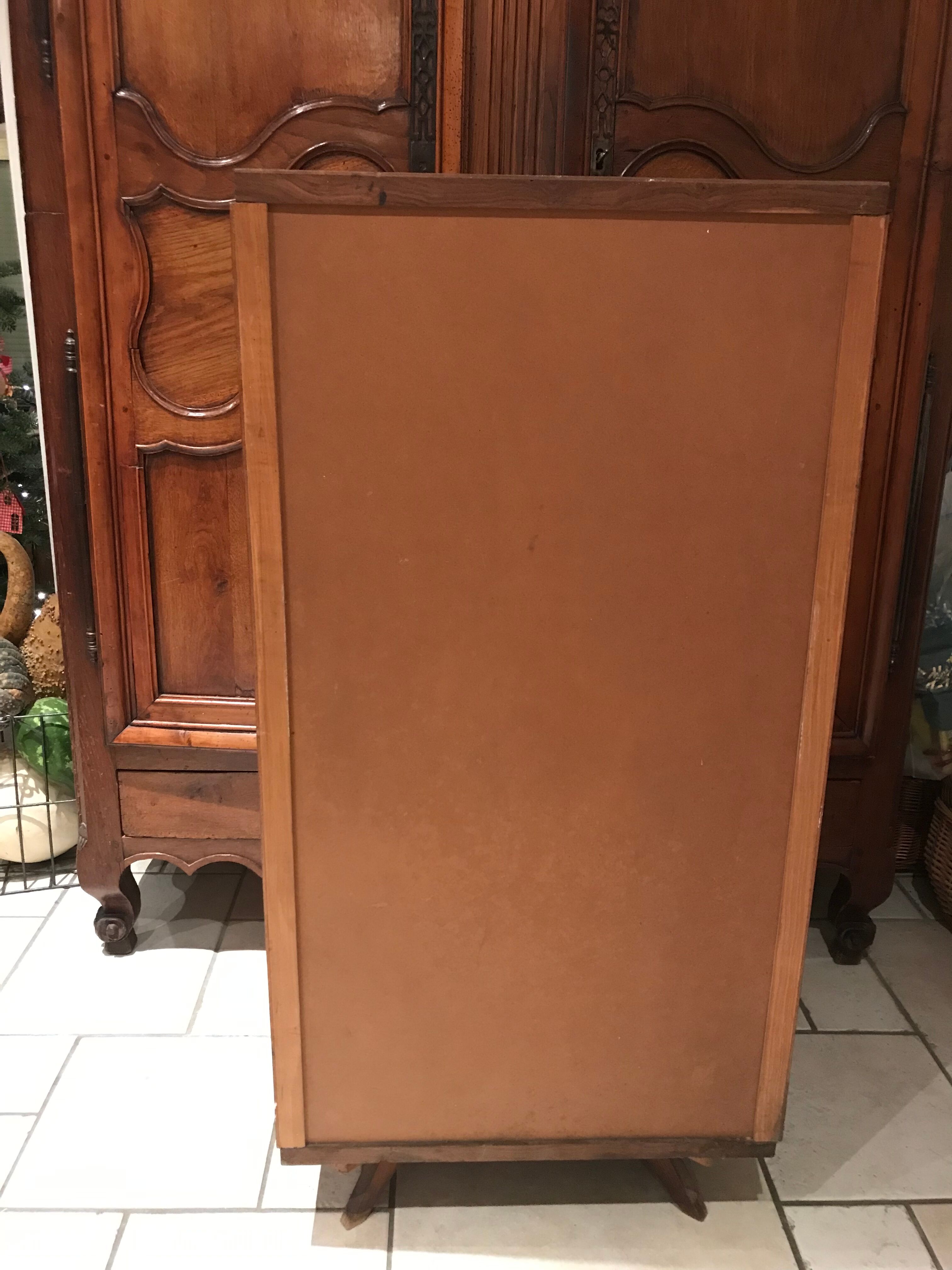 Semainier chiffonnier vintage chêne 1970