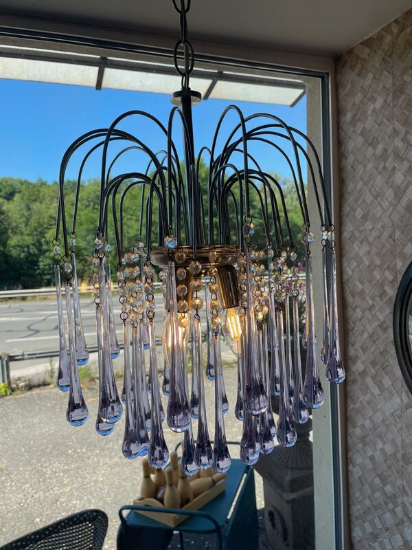 Lustre goutte Murano