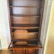 Wooden library secretary with drop-down front - Louis-Philippe style