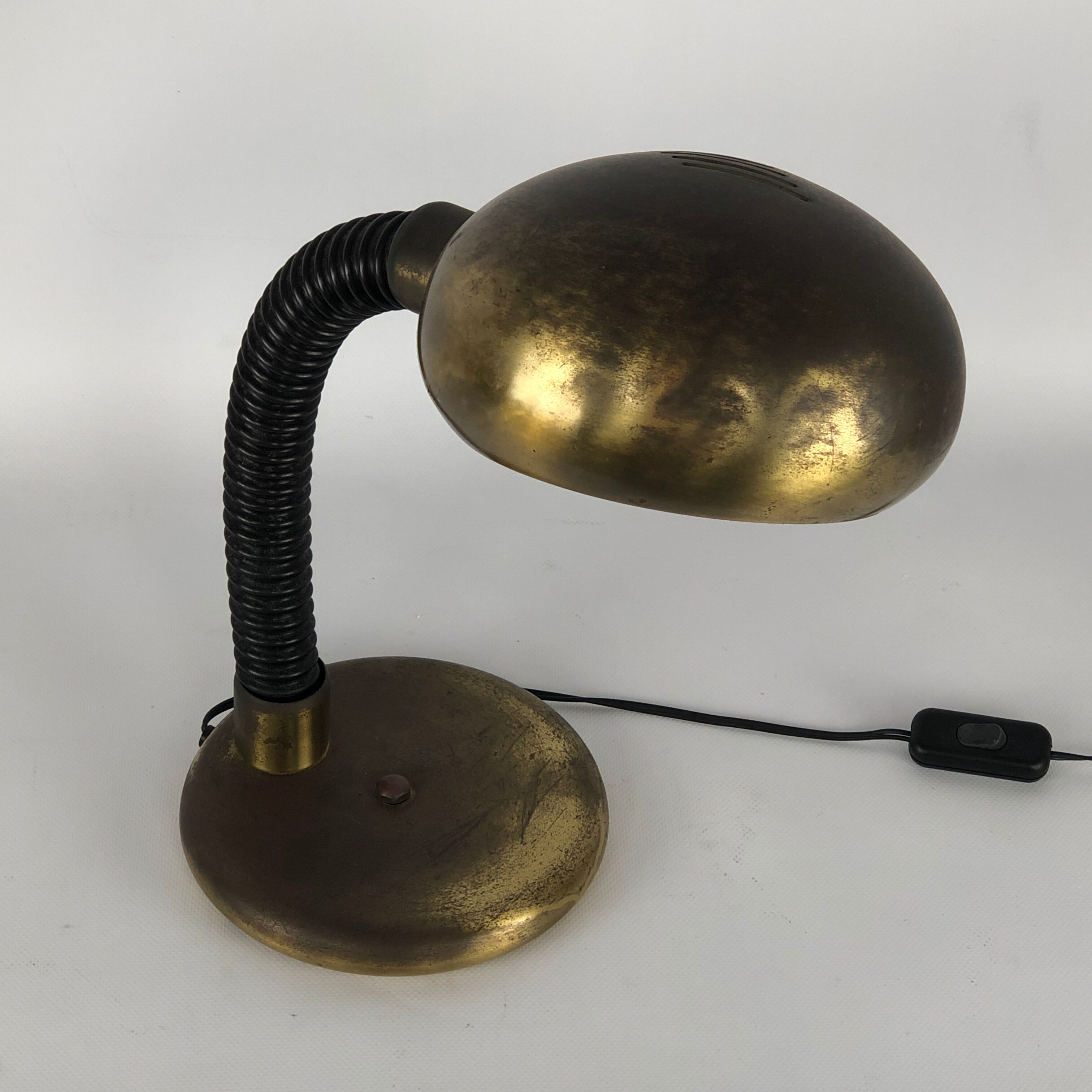Vintage Targetti metal table lamp