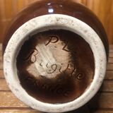 Ancien pichet poet laval « brigitte »céramique peinte vintage