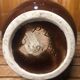 Old poet laval pitcher “brigitte” vintage painted ceramic