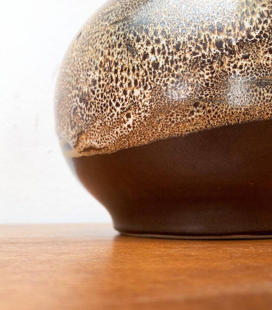 Mid-century German studio pottery vase by Till Sudeck, 1960s.