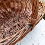 Vintage wicker basket 42 cm