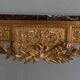 Console time XIX wood and stucco gilded Louis XVI style