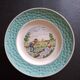Vintage dessert service Les fables de la Fontaine