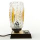 Mid-century modern bedside lamp, glass, Germany, 1970s
