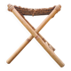 Tabouret rétro bambou