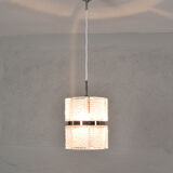Mid Century Modern Textured Crystal Kaiser Chandelier , Germany 1960