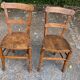 1 paire de chaises en bois Luterma